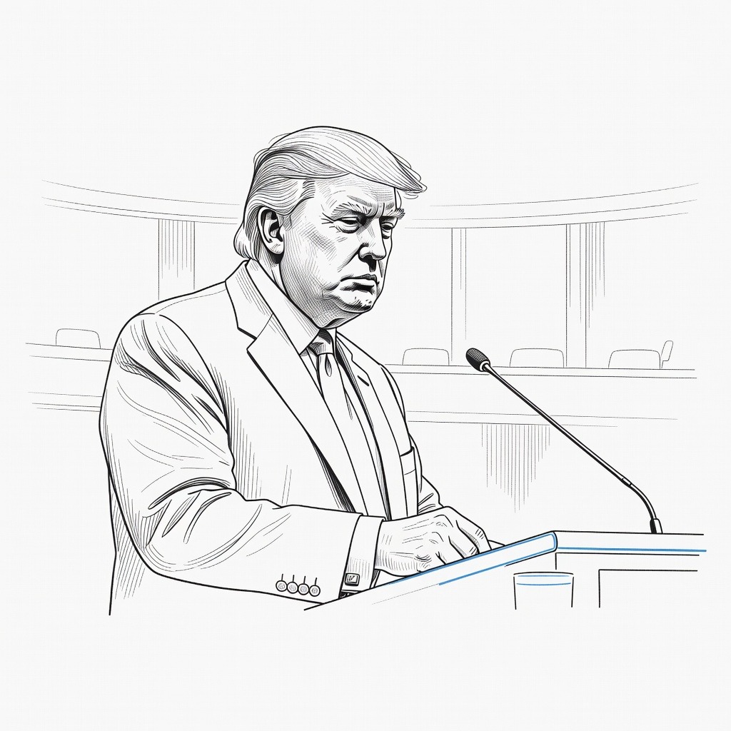 Illustration for: World Leaders Gather for UN General Assembly Amid Heightened Global Tensions