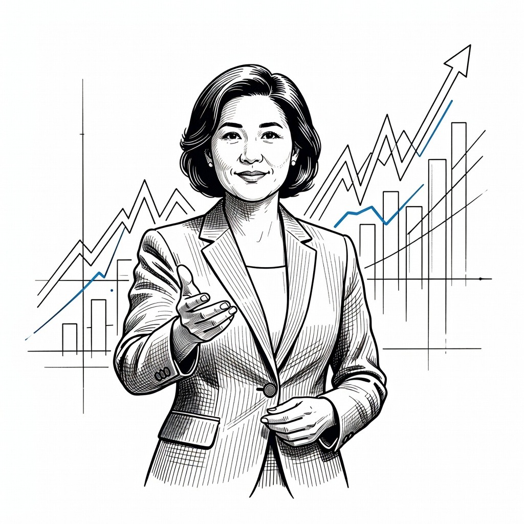 Illustration for: Semiconductor Stocks Surge as AMD Surpasses $1 Trillion Market Valuation
