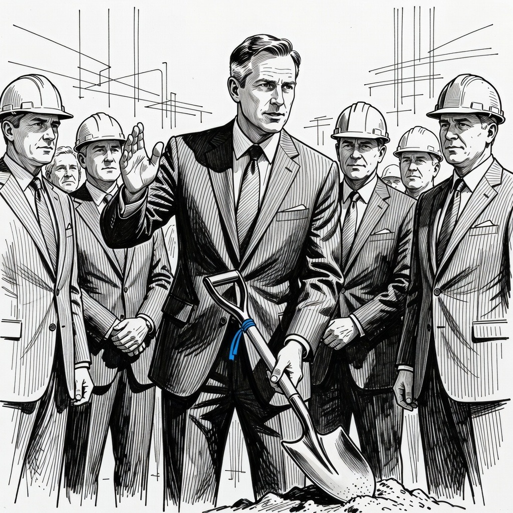 Illustration for: Eli Lilly Breaks Ground on $6.5 Billion Houston Plant as GLP-1 Demand Grows