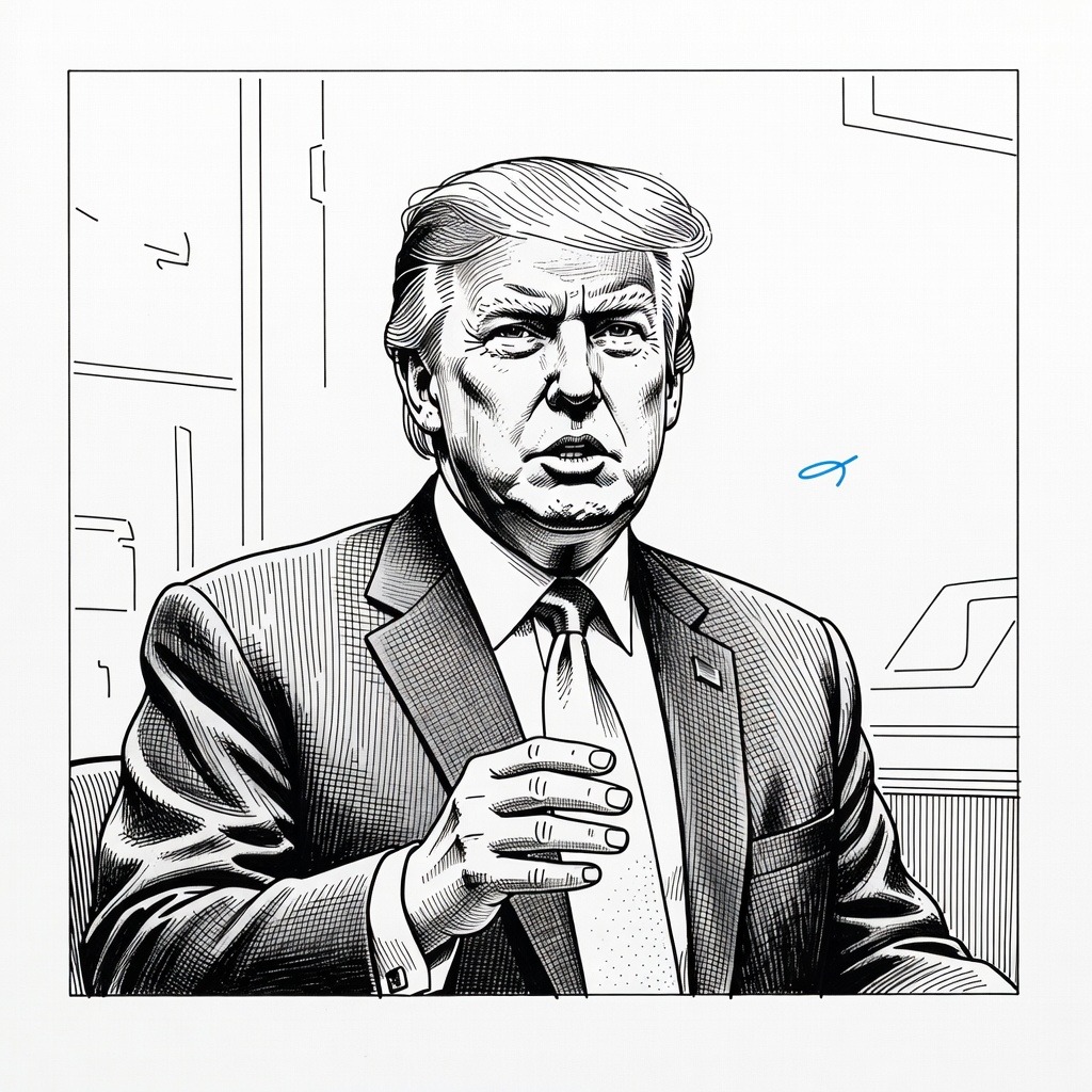 Illustration for: Trump States DOJ Can Regulate Artificial Intelligence if Necessary