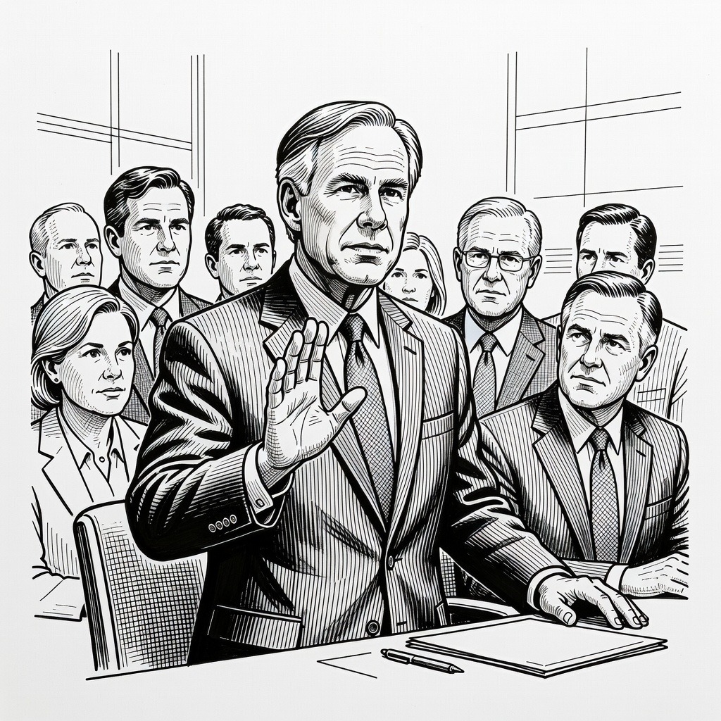 Illustration for: Texas Halts Environmental Permits for New Data Centers Amid Grid Audit