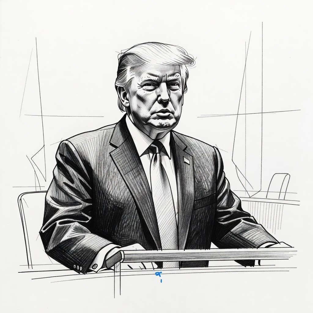 Illustration for: Trump to Address UN General Assembly Amid Middle East Conflicts and Bilateral Talks