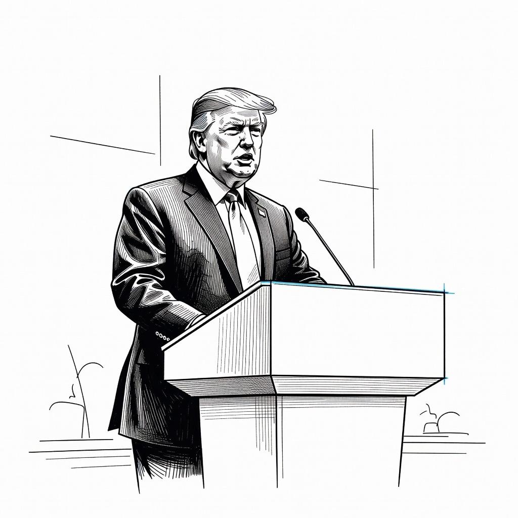 Illustration for: Trump Administration Evaluates Potential Diesel Export Ban Amid Record Fuel Prices