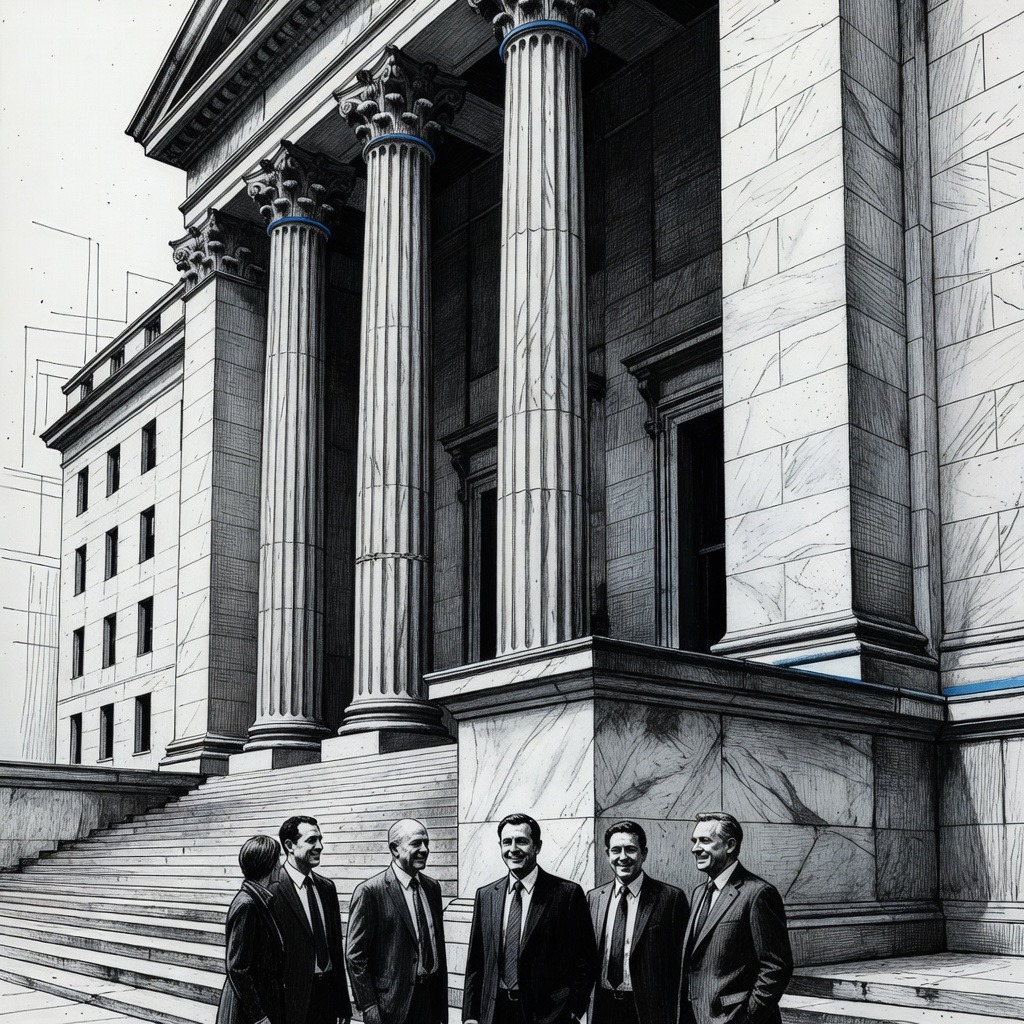 Illustration for: Federal Reserve Tightens Policy as Central Bankers Warn of Persistent Inflation