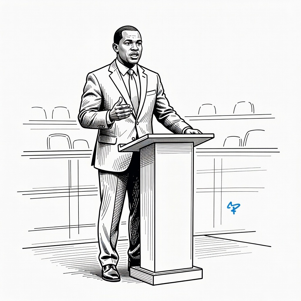 Illustration for: Florida Gubernatorial Candidate Byron Donalds Shifts Campaign Website Focus