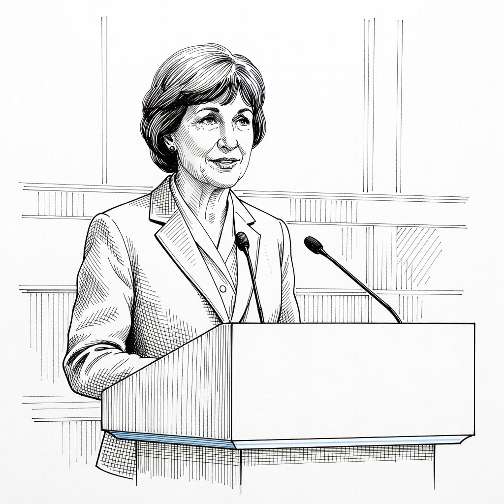 Illustration for: Collins Holds Slim Lead in Maine Senate Race as Candidates Trade Accusations