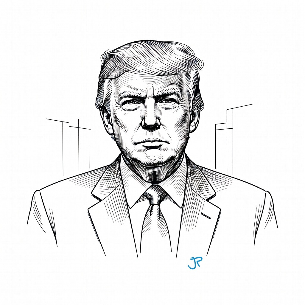 Illustration for: Trump and House Speaker Johnson Scheduled to Meet Tech Executives on Artificial Intelligence