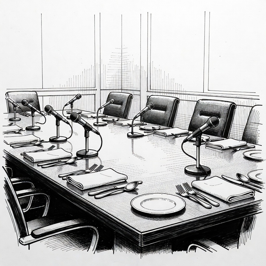 Illustration for: Trump and Xi Hold Bilateral Talks on Artificial Intelligence and Trade During State Visit