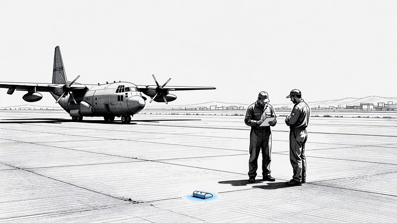 Illustration for: U.S. completes withdrawal from Iraq, ending anti-ISIS mission