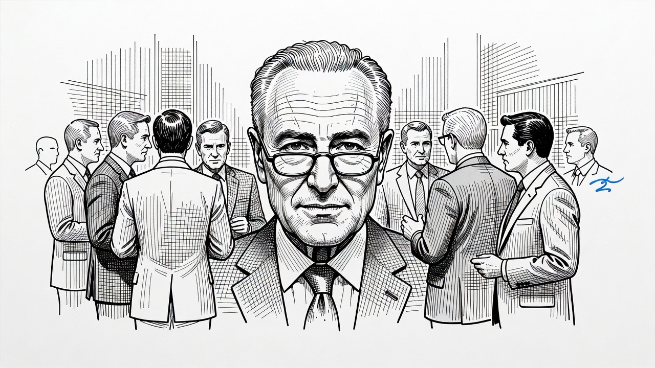 Illustration for: Senate Democrats Poised to Block Data Center Energy Bill