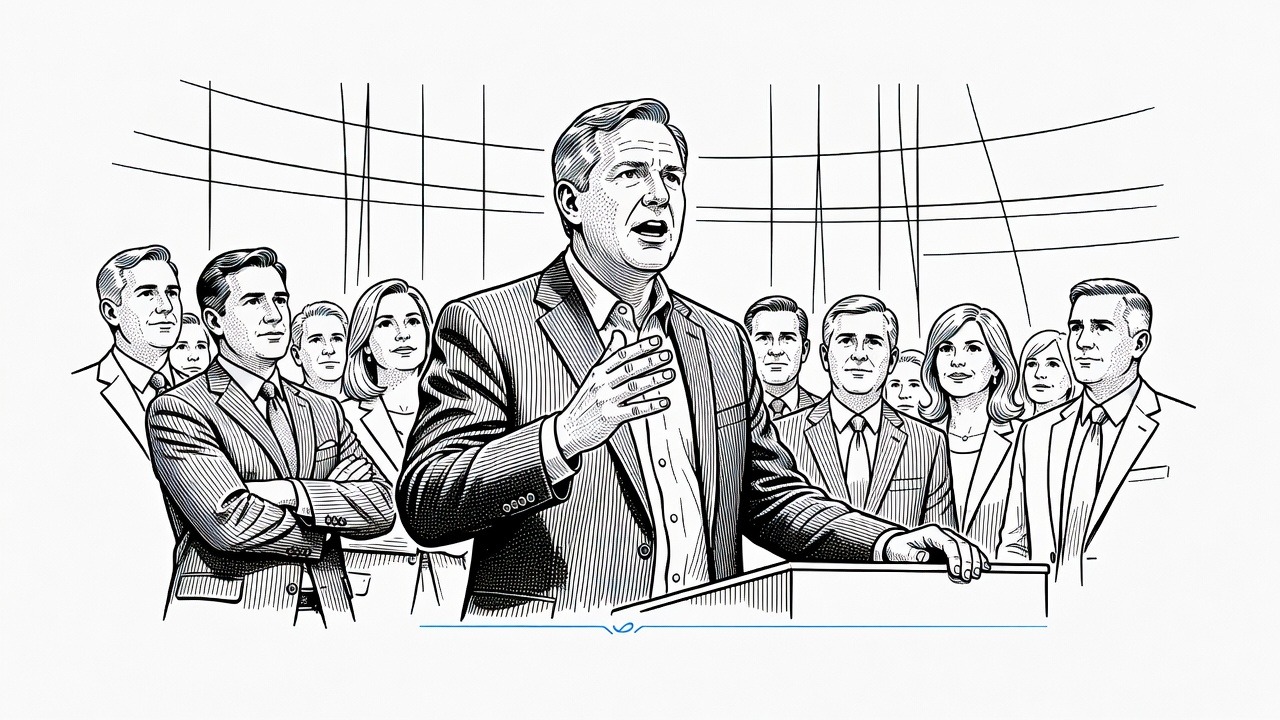 Illustration for: Paxton Says National Groups Are Directing His Senate Campaign Messaging