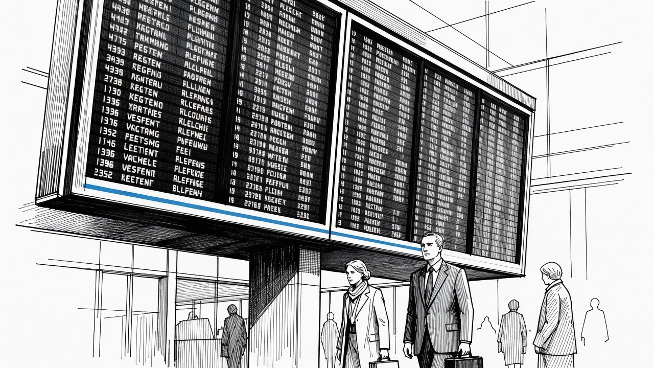 Illustration for: U.S. Holiday Airfares Rise as Airlines Face Higher Jet Fuel Costs