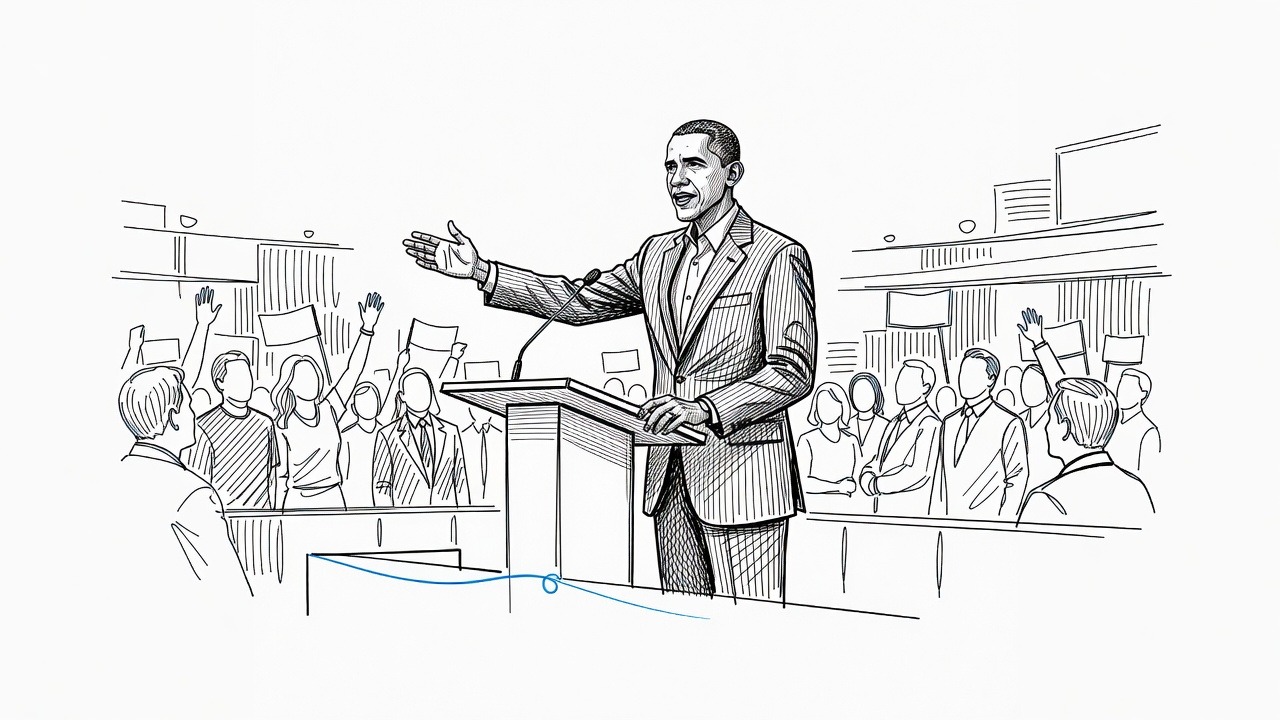 Illustration for: Obama scheduled to campaign with Michigan Democratic nominees in Detroit