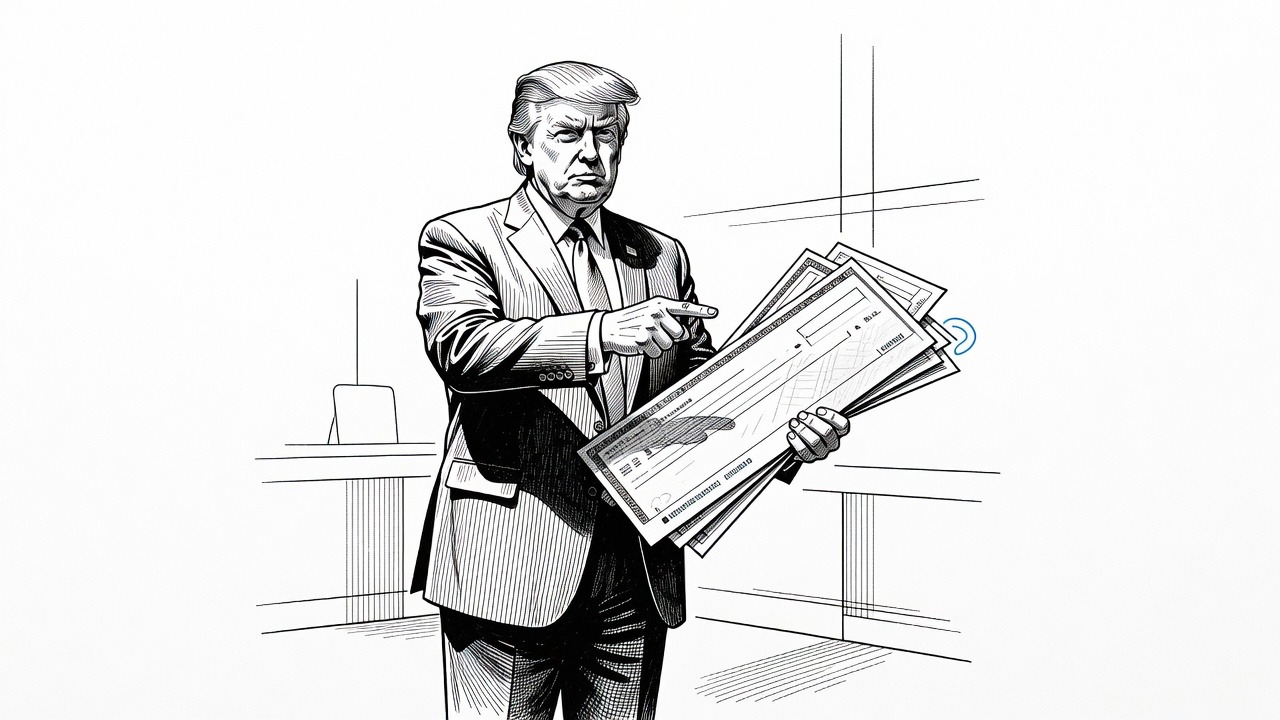 Illustration for: Trump Administration Plans Medicare Payments as Midterm Campaigns Intensify