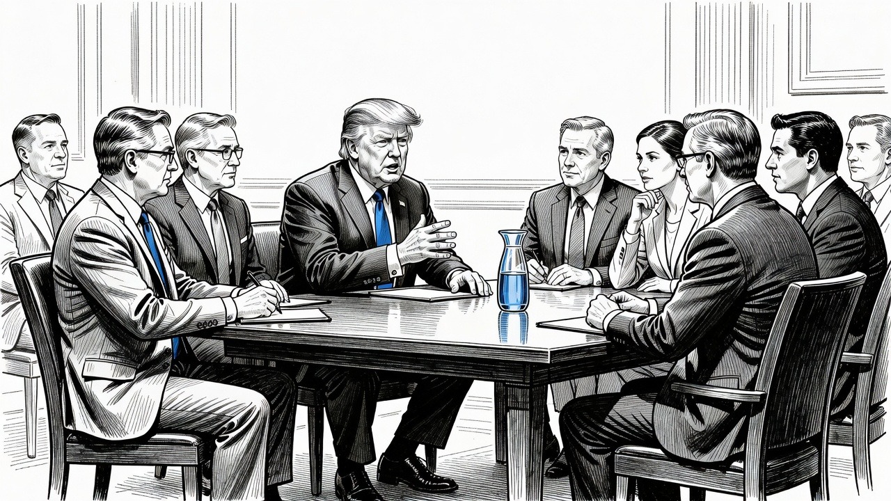Illustration for: Republicans Highlight Supreme Court Stakes in Senate Midterm Campaigns