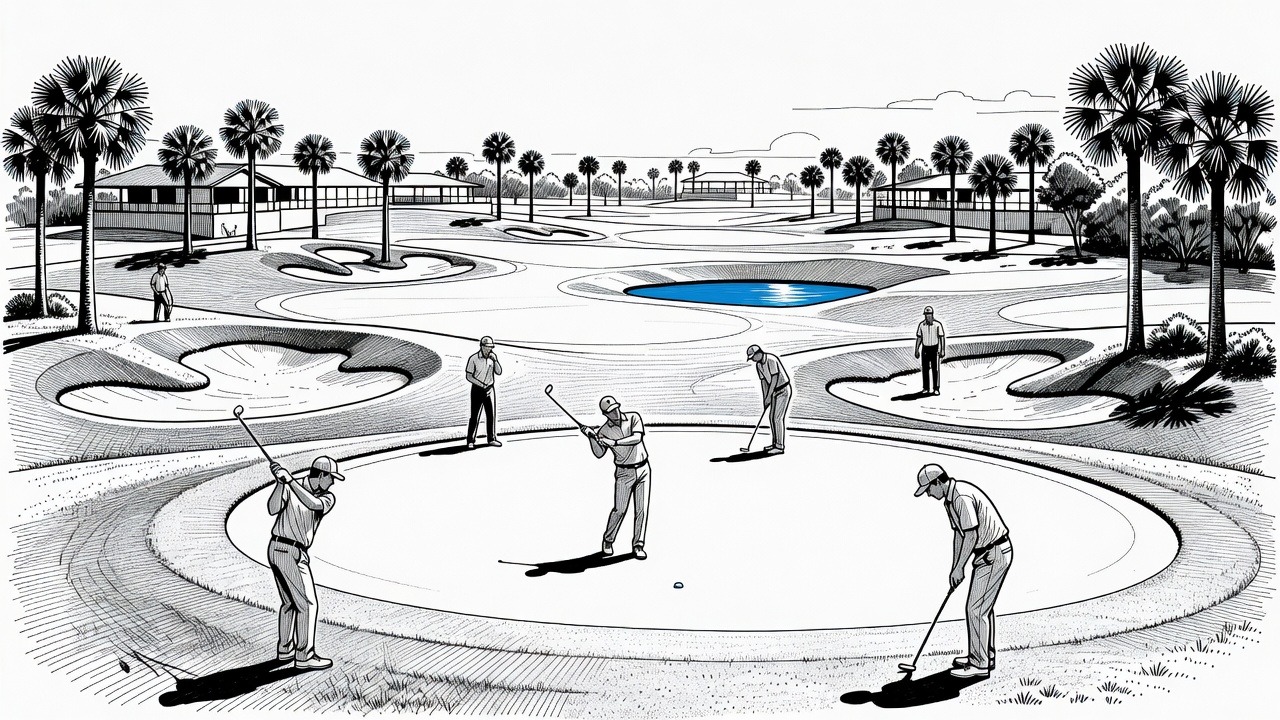 Illustration for: Trump Proposes Florida Golf Club as Future Presidential Retreat