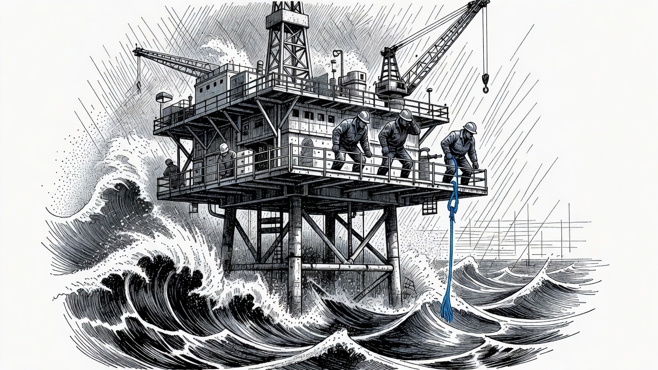 Illustration for: Hurricane Isaias Prompts Gulf Oil Shutdowns and Refinery Precautions
