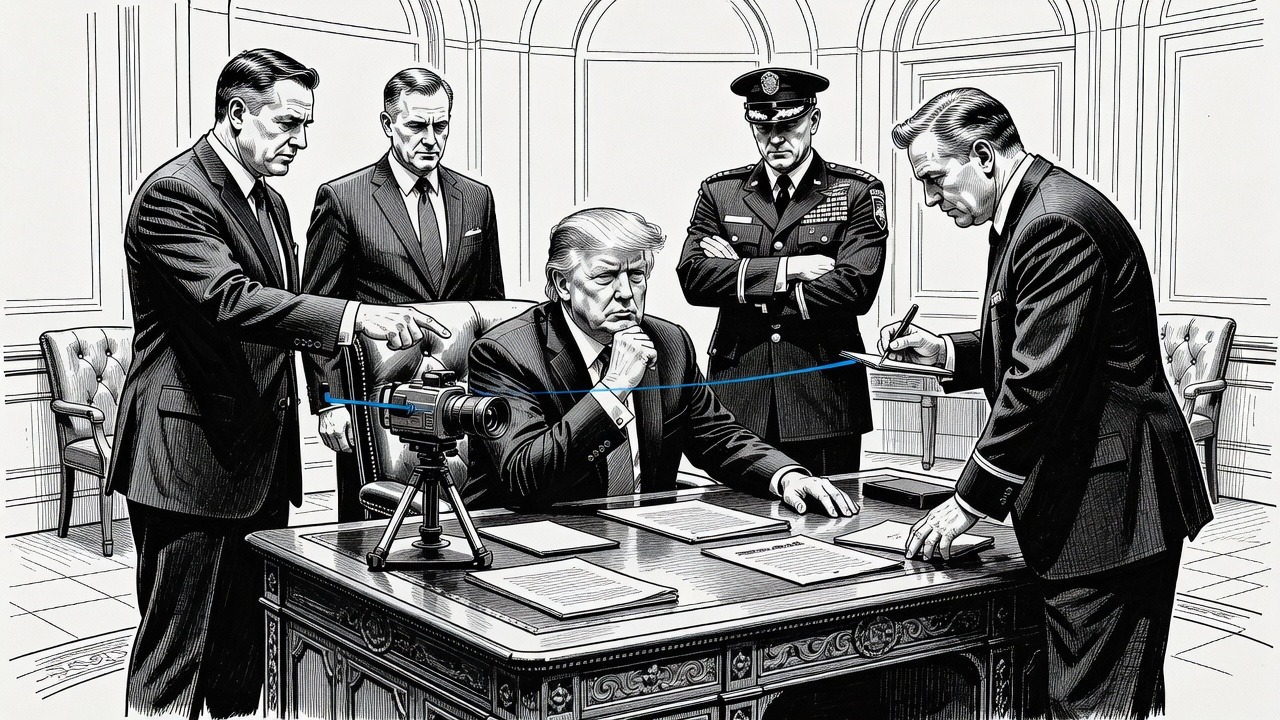 Illustration for: Trump to decide whether military execution will be livestreamed