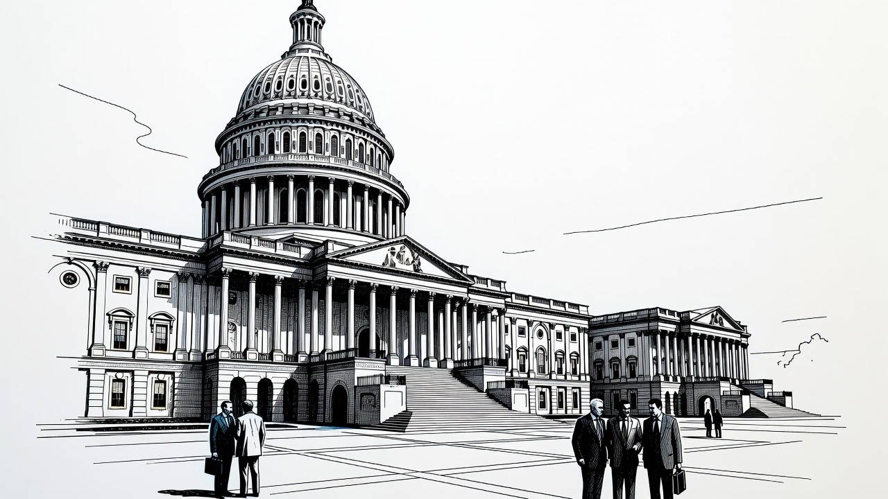Illustration for: Campaign groups shift resources in House and Senate contests