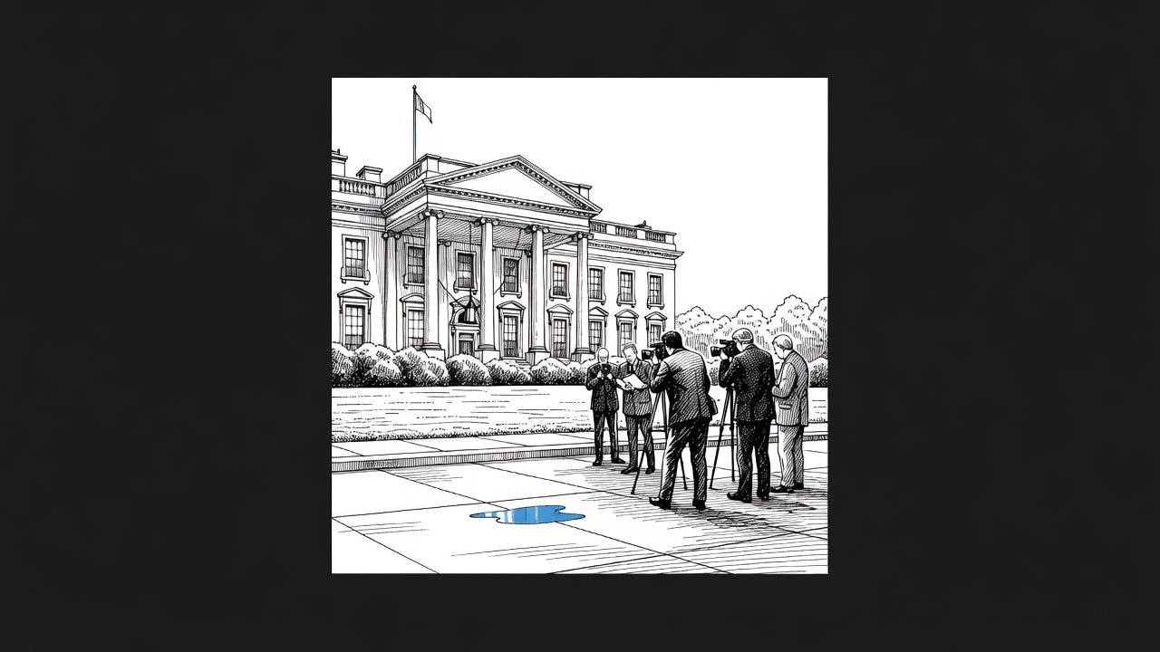 Illustration for: White House Defends Press Secretary Katie Zacharia After First Briefing