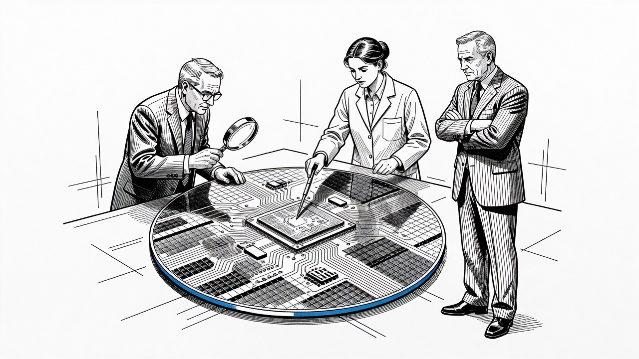 Illustration for: TSMC reports sixth consecutive quarter of record profit