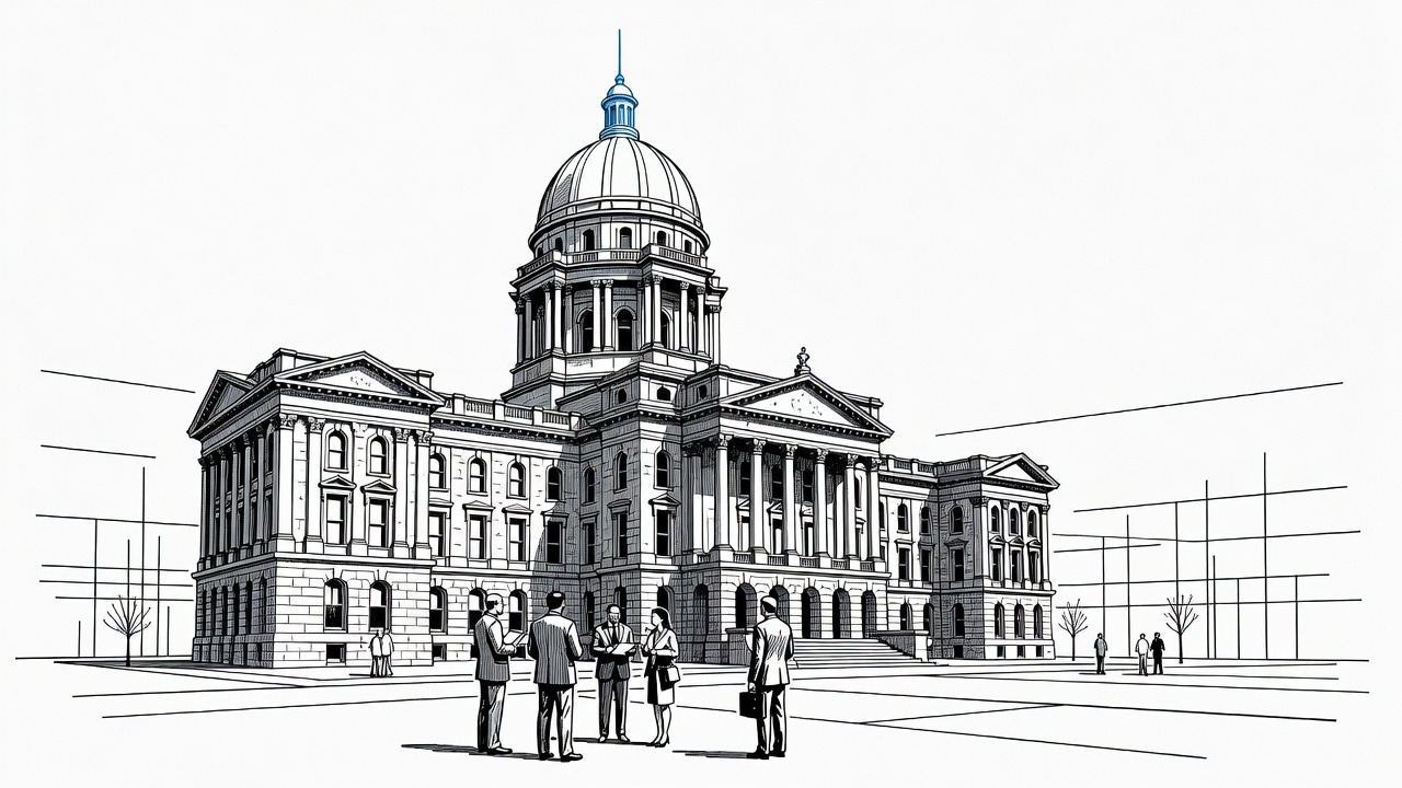 Illustration for: Kansas Senate Race Between Hamilton and Marshall Tightens