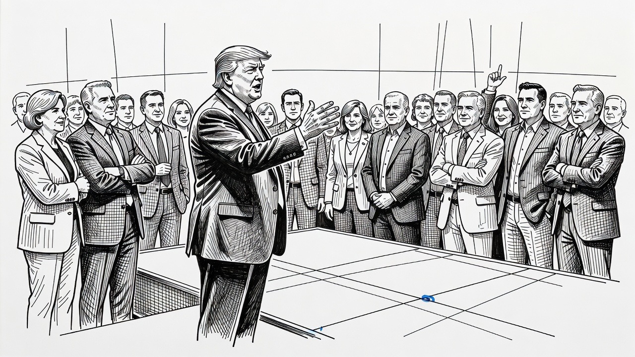 Illustration for: Trump Heads to Georgia as Senate and Governor Races Near Election Day