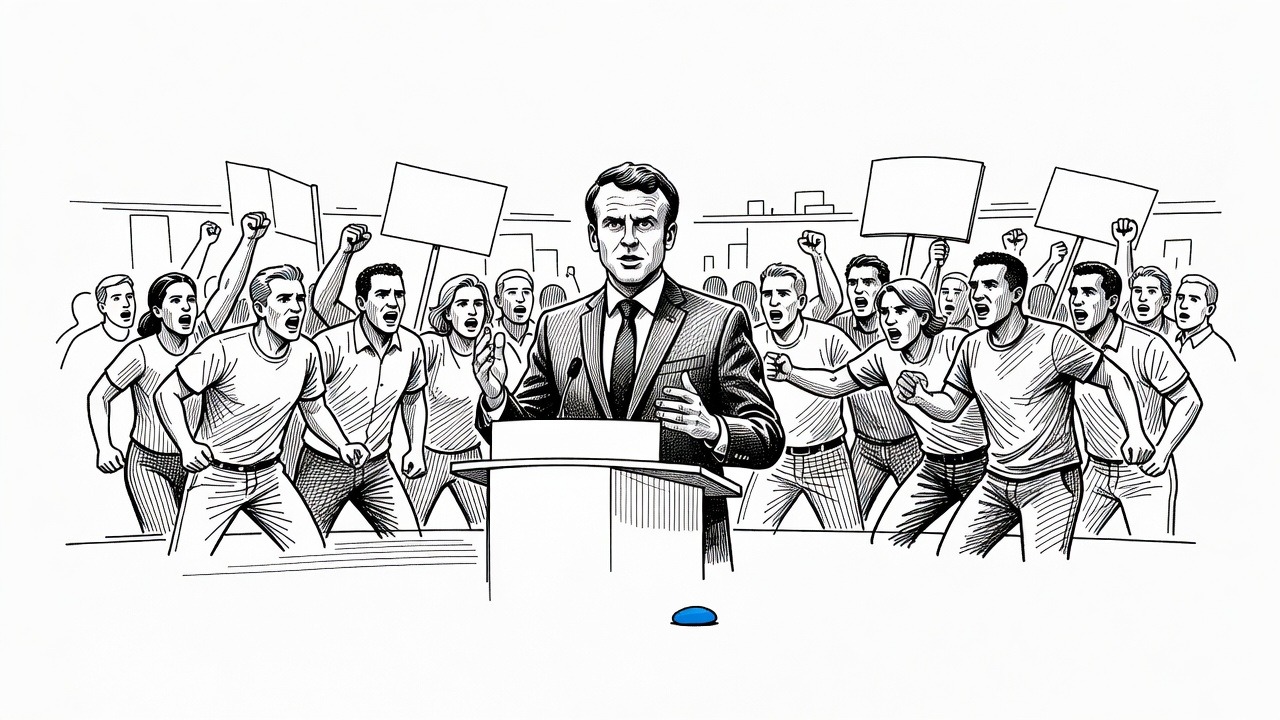 Illustration for: Protests Over Living Costs Escalate Into Unrest Across France