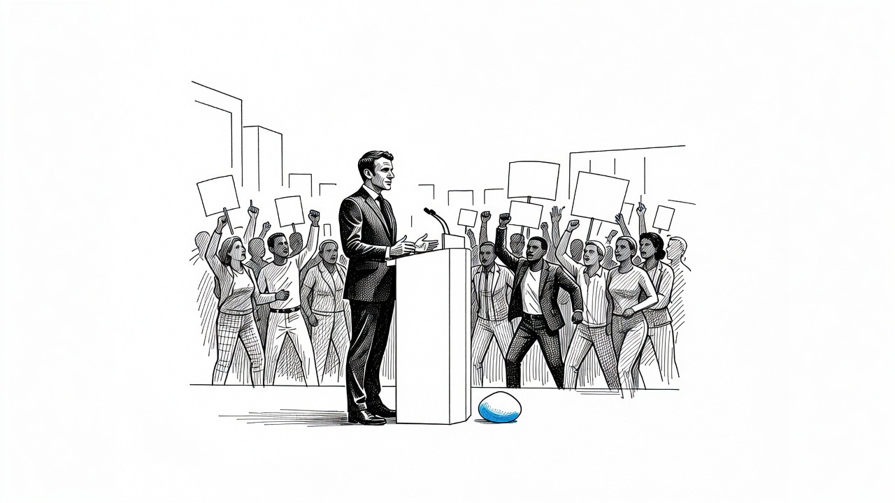 Illustration for: More Than 500,000 Join Nationwide Protests Across France