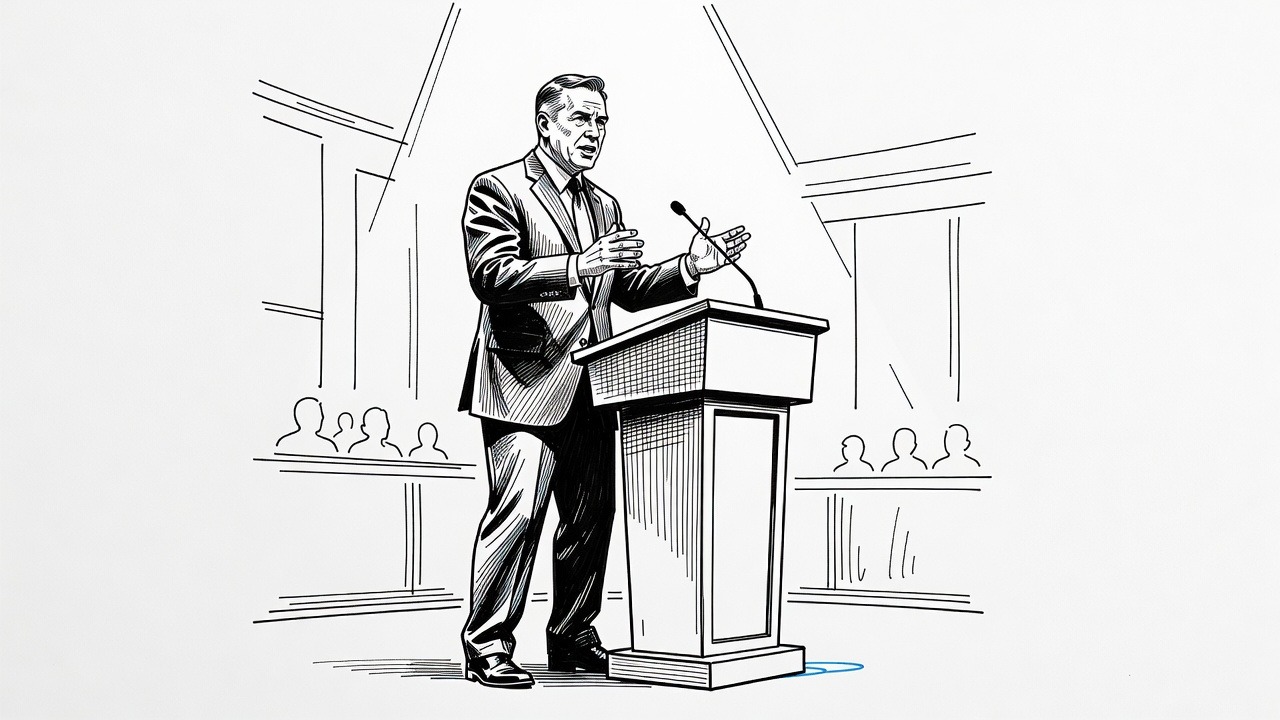 Illustration for: Michigan Senate candidates clash in final debate